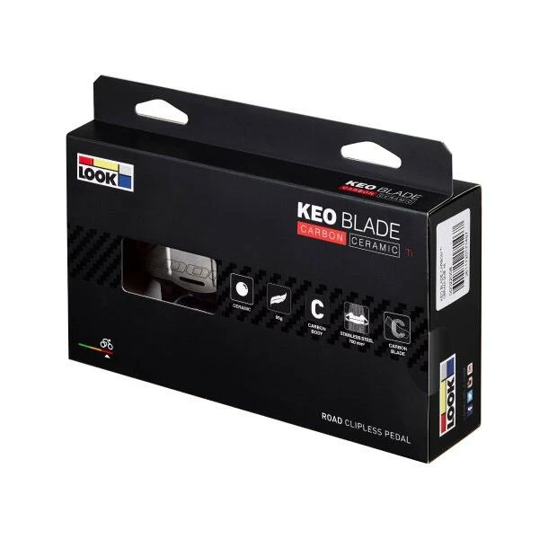 Look Keo Blade Carbon Ceramic TI Pedals With Keo Grip Cleat 6 Look Keo Blade Carbon Ceramic TI Pedals With Keo Grip Cleat - Image 4