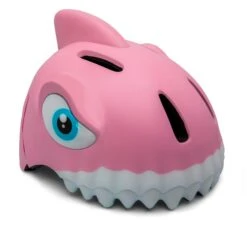 Bicycle Helmet For Kids | Pink Shark | Crazy Safety | EN 1078 Certified