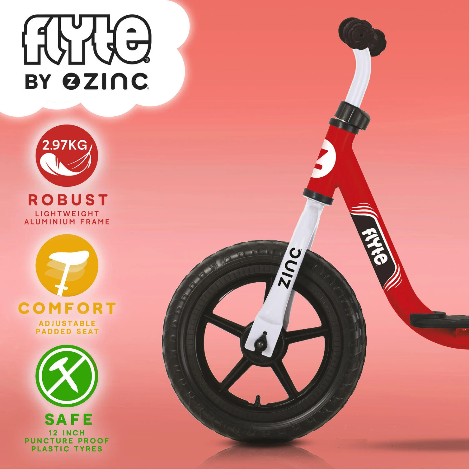 Zinc Flyte 12 Inch Dash Balance Bike 7 Zinc Flyte 12 Inch Dash Balance Bike - Image 5