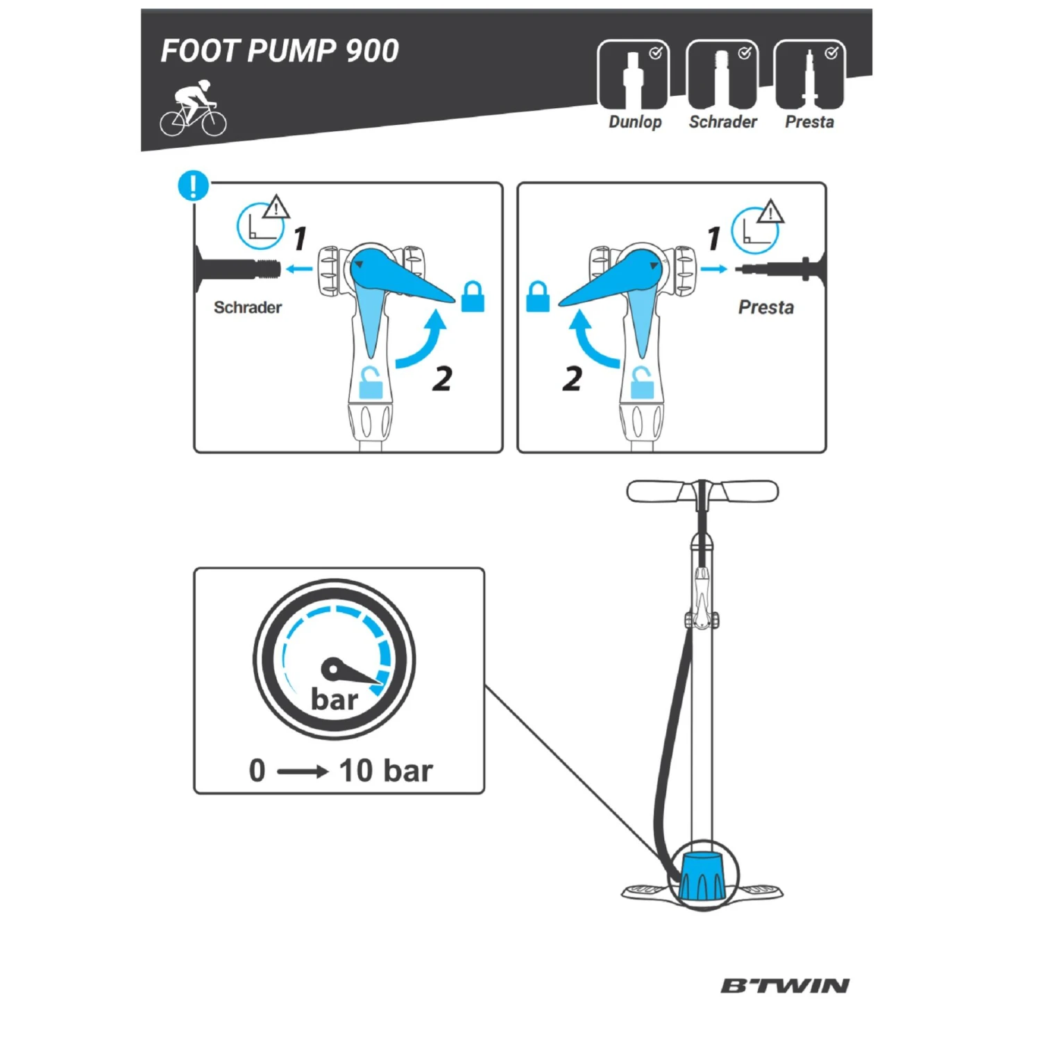 Riverside 900 Floor Pump 7 Riverside 900 Floor Pump - Image 5
