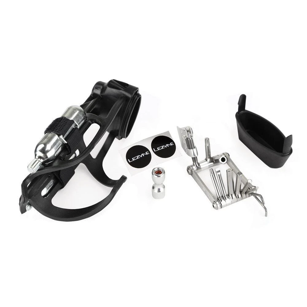 Lezyne Flow Storage Cage Side Load Water Bottle CO2 Tool Holder 5 Lezyne Flow Storage Cage Side Load Water Bottle CO2 Tool Holder - Image 3