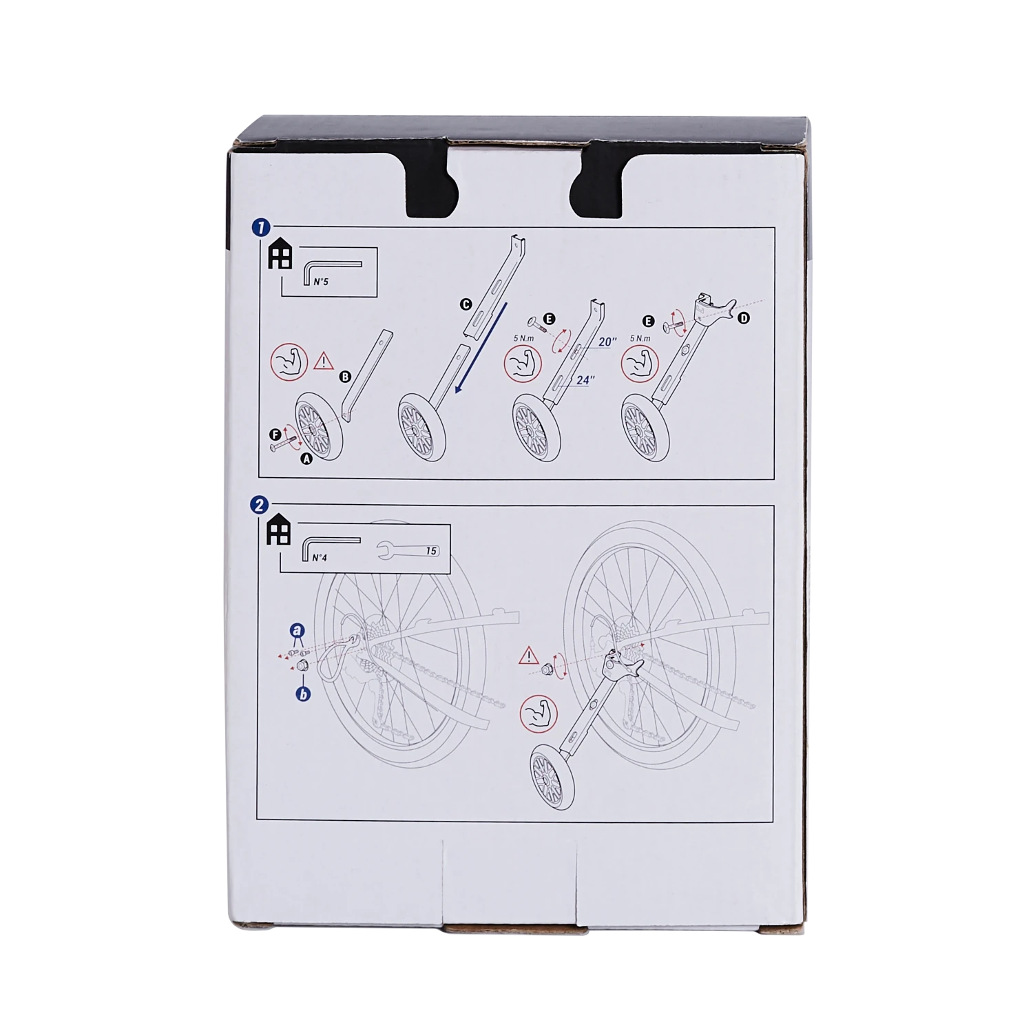 BTWIN 20" And 24" Kids' Bike Stabilisers 16 BTWIN 20" And 24" Kids' Bike Stabilisers - Image 14