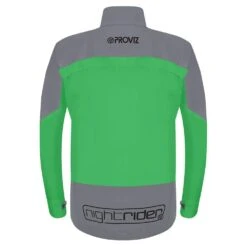 Proviz Men's Nightrider Reflective Waterproof Cycling Jacket -RideGear Shop k134fe9144aecdd871e85fcff24384e2f