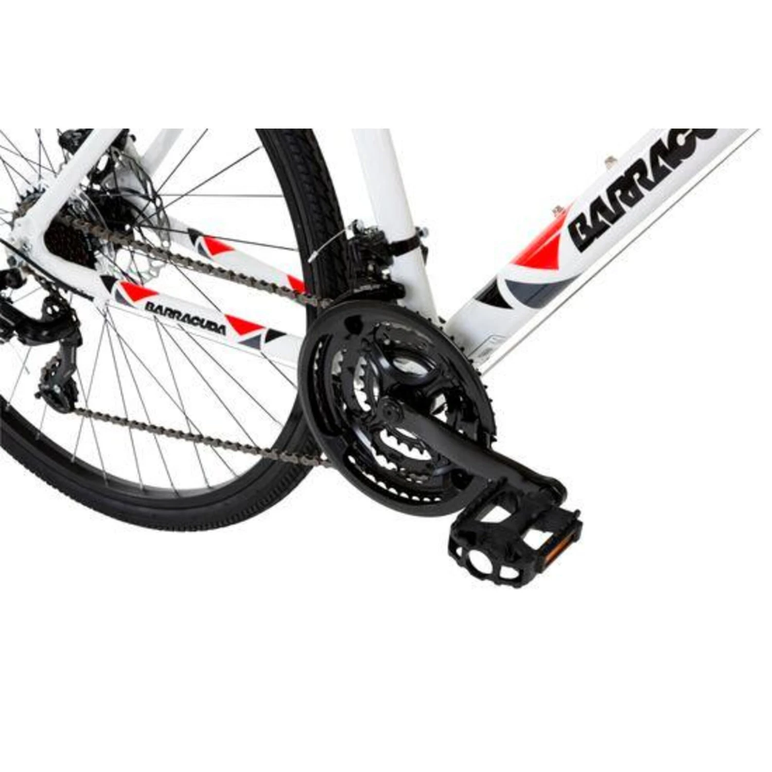 Barracuda Hydrus Mens Hybrid Sports Road Bike, 700c Wheel, 19In Frame 6 Barracuda Hydrus Mens Hybrid Sports Road Bike, 700c Wheel, 19In Frame - Image 4