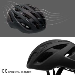 Crazy Safety Bicycle Helmet For Adults | Matt Black 54cm -RideGear Shop k18e94c2580e4124a44ccc43f79bb10ae