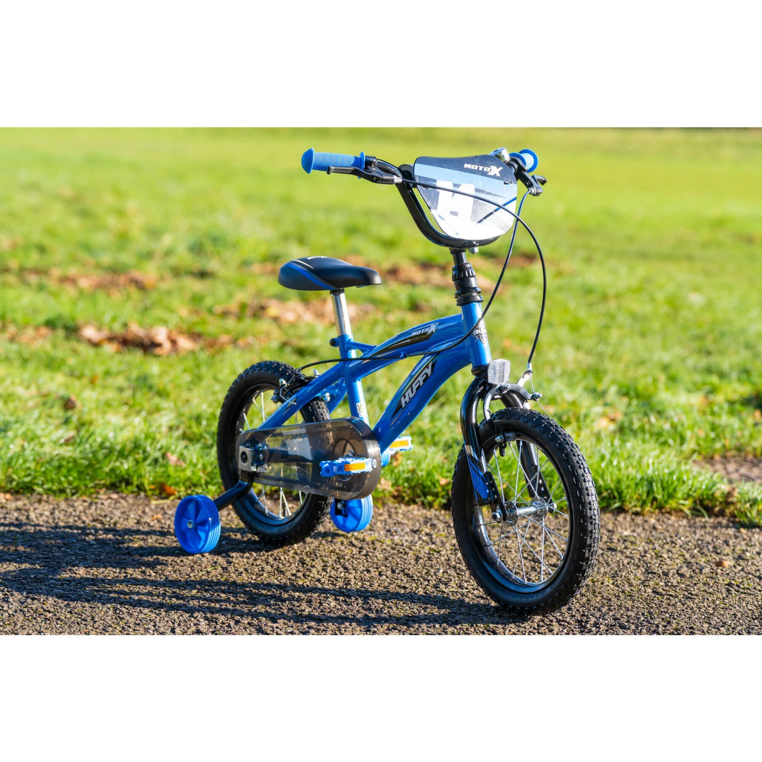 Huffy Moto X 14 Inch Boys Bike Blue Black 4 5 Huffy Moto X 14 Inch Boys Bike Blue Black 4 - Image 3