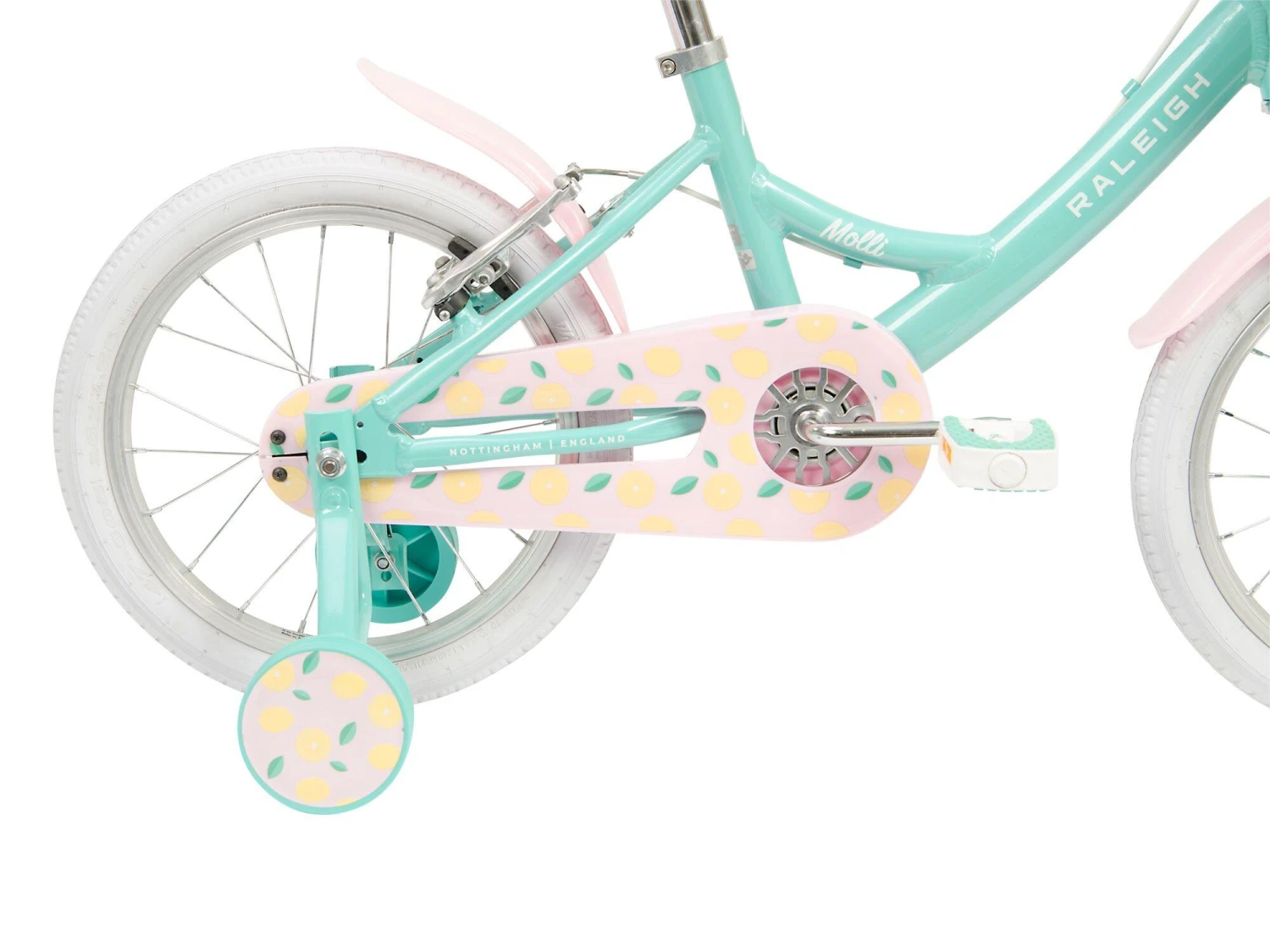 Raleigh MOLLI 16" Alloy Childrens Bike AQUA 6 Raleigh MOLLI 16" Alloy Childrens Bike AQUA - Image 4