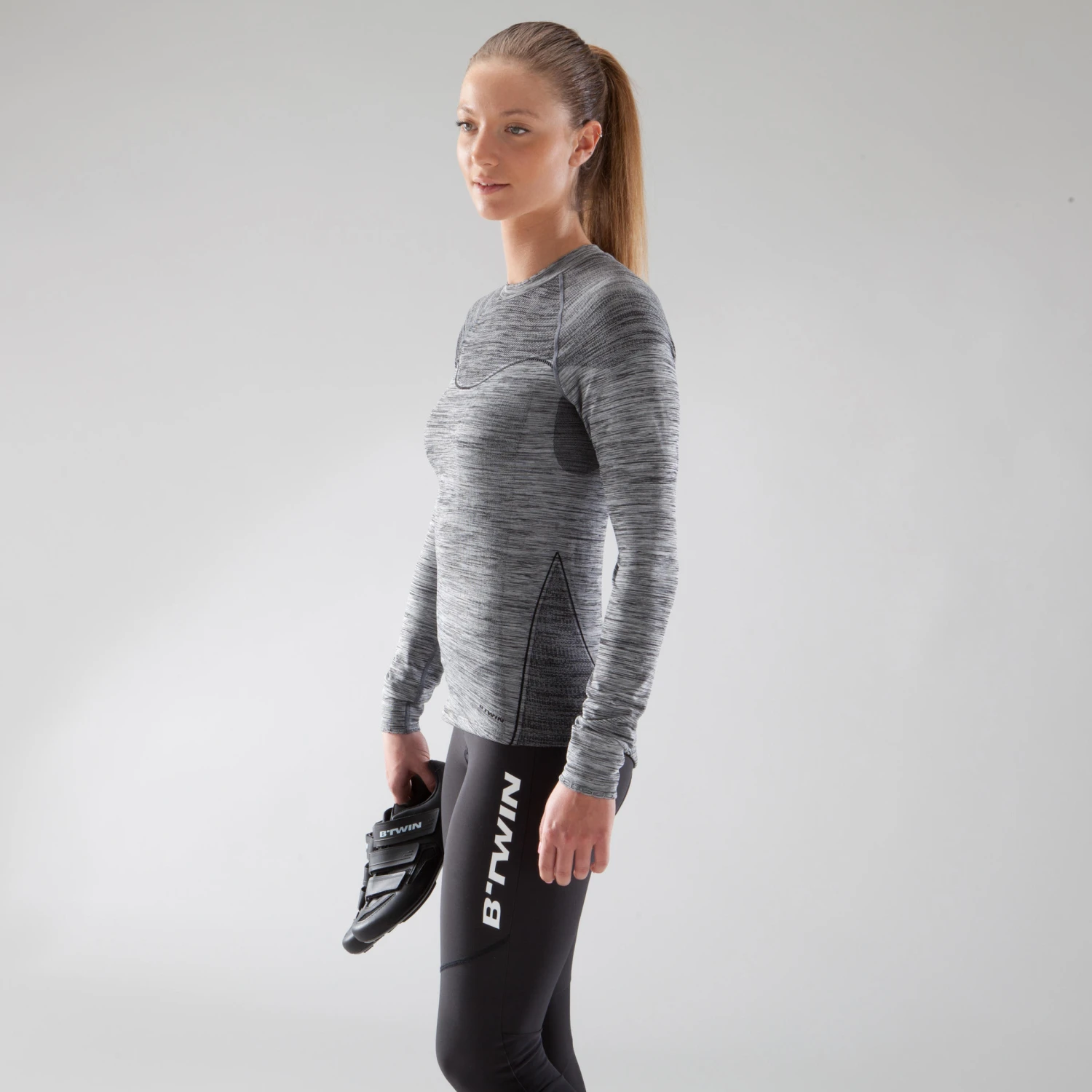 500 Women's Long-Sleeved Cycling Base Layer 7 500 Women's Long-Sleeved Cycling Base Layer - Image 5