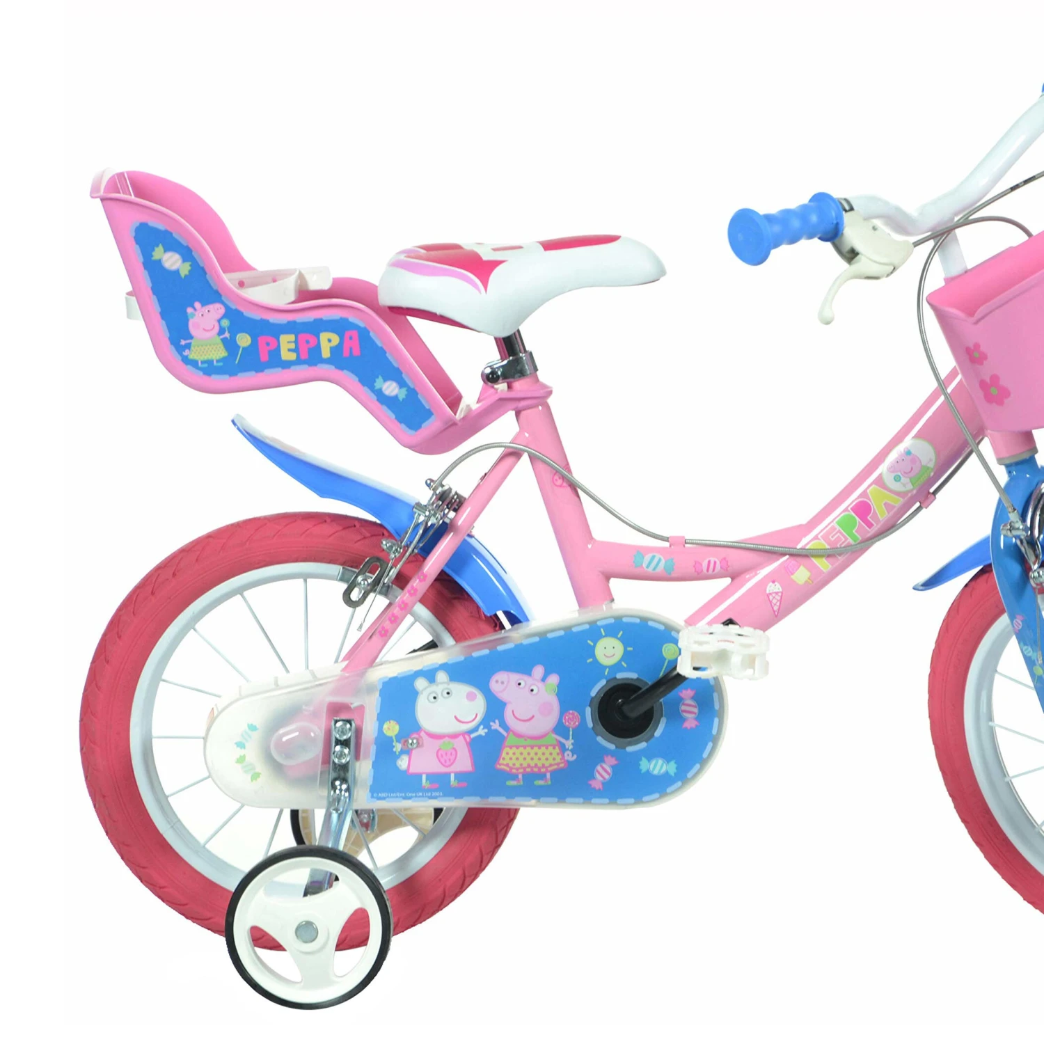 Dino Bikes 14" Peppa Pig Kids Bike 4 Dino Bikes 14" Peppa Pig Kids Bike - Image 2