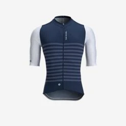 Men's Road Cycling Jersey Racer Pro - Striped Blue
