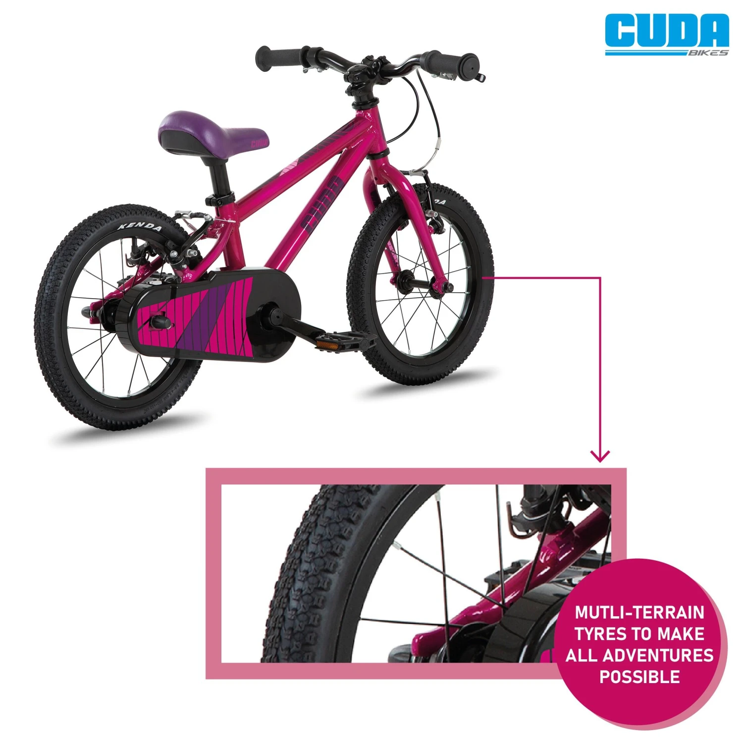 Cuda Lightweight Kids Mountain Bike For 2 5 Cuda Lightweight Kids Mountain Bike For 2 - Image 3