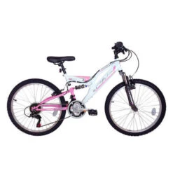 Dallingridge Chic Girls Full Sus Mountain Bike 24in Wheel