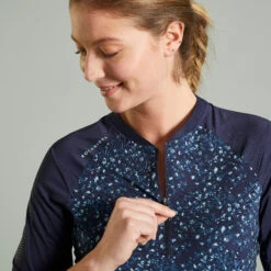 Rockrider Women's Short-Sleeved Mountain Bike Jersey ST 500 35 Rockrider Women's Short-Sleeved Mountain Bike Jersey ST 500 -RideGear Shop k3bc46cafa1440d7646163ecb060b2216