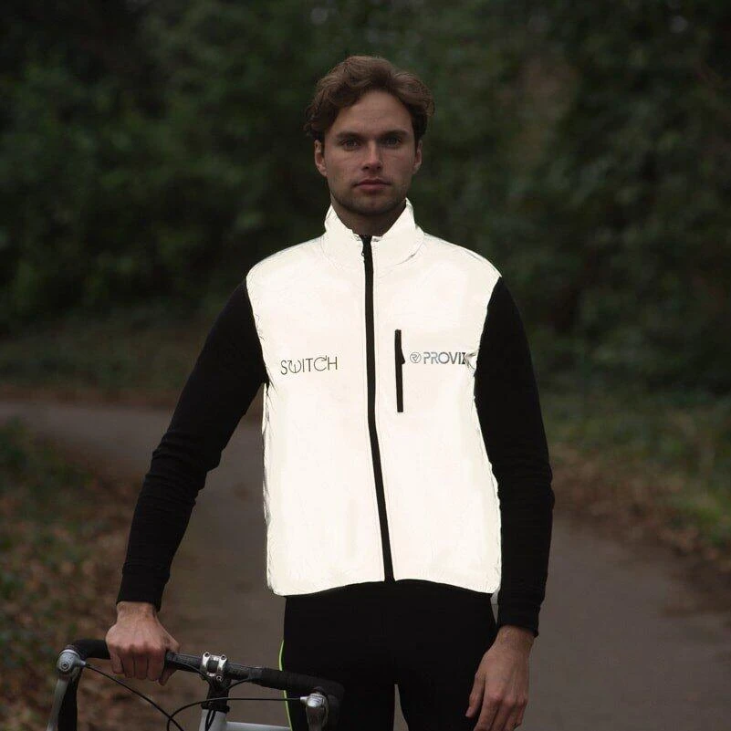 Proviz Men's Reflective Switch Waterproof Cycling Gilet 15 Proviz Men's Reflective Switch Waterproof Cycling Gilet - Image 13