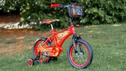 Huffy Disney Cars 14 Inch Kids Bike + Stabilisers For Boys Or Girls -RideGear Shop k46c1ed0ef8b45709c06c6a2f0846347a