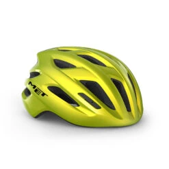 MET IDOLO Lime Yellow Metallic XL Road Bike Helmet