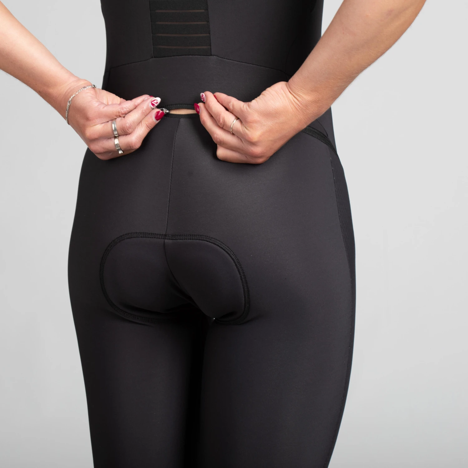 REFURBISHED WOMENS QUICK ZIP WINTER CYCLING BIB TIGHTS - UK 4 / EU 2XS 9 REFURBISHED WOMENS QUICK ZIP WINTER CYCLING BIB TIGHTS - UK 4 / EU 2XS - Image 7