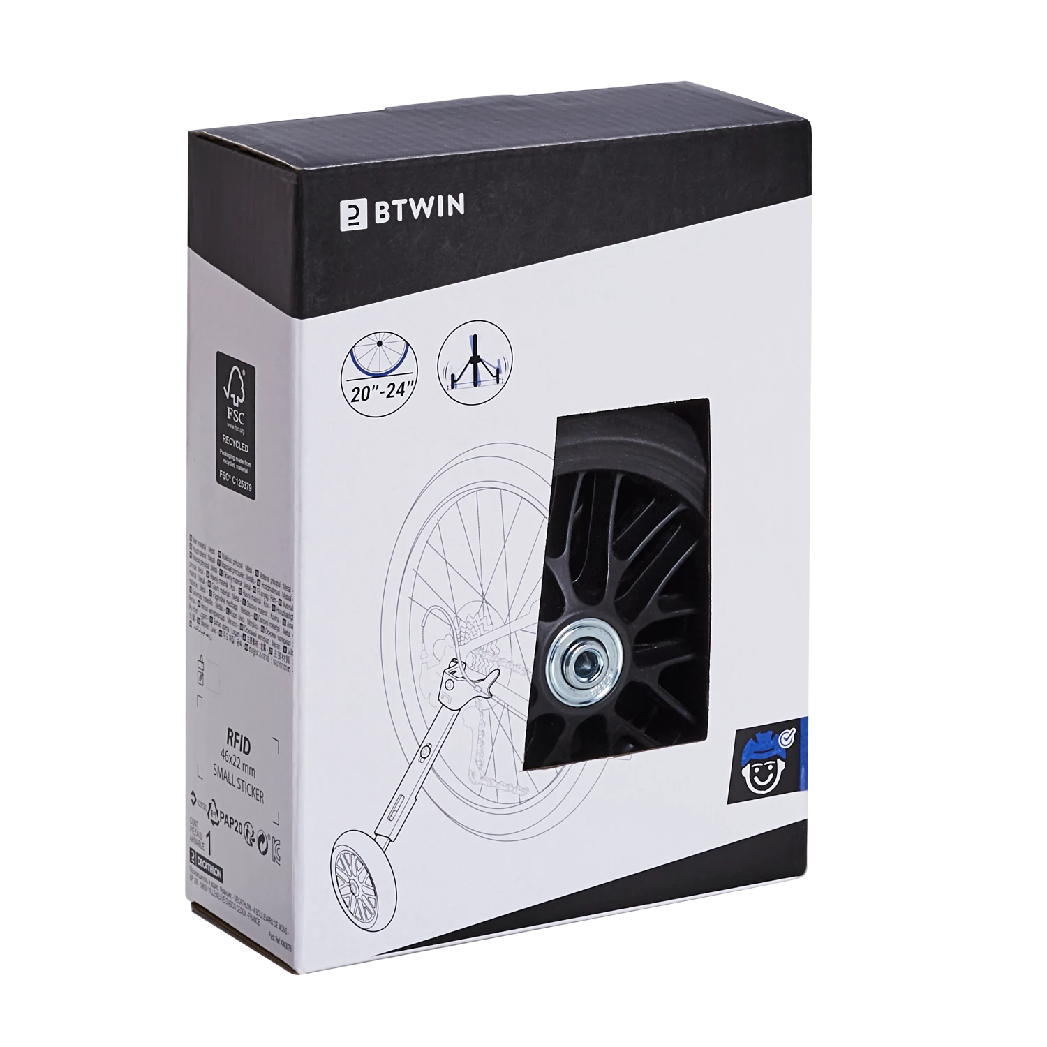 BTWIN 20" And 24" Kids' Bike Stabilisers 15 BTWIN 20" And 24" Kids' Bike Stabilisers - Image 13