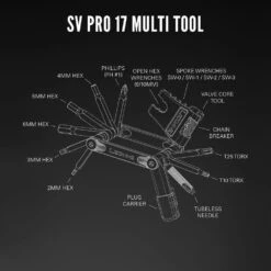 Lezyne SV Pro 17 Compact Bicycle Multi Tool -RideGear Shop k500c6e62ea9b35395cbcdd7c8b9ad0c3