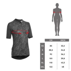 Rockrider Women's Short-Sleeved Mountain Bike Jersey ST 500 40 Rockrider Women's Short-Sleeved Mountain Bike Jersey ST 500 -RideGear Shop k50496f2b1dc2789761e2d7cc3d0447f7