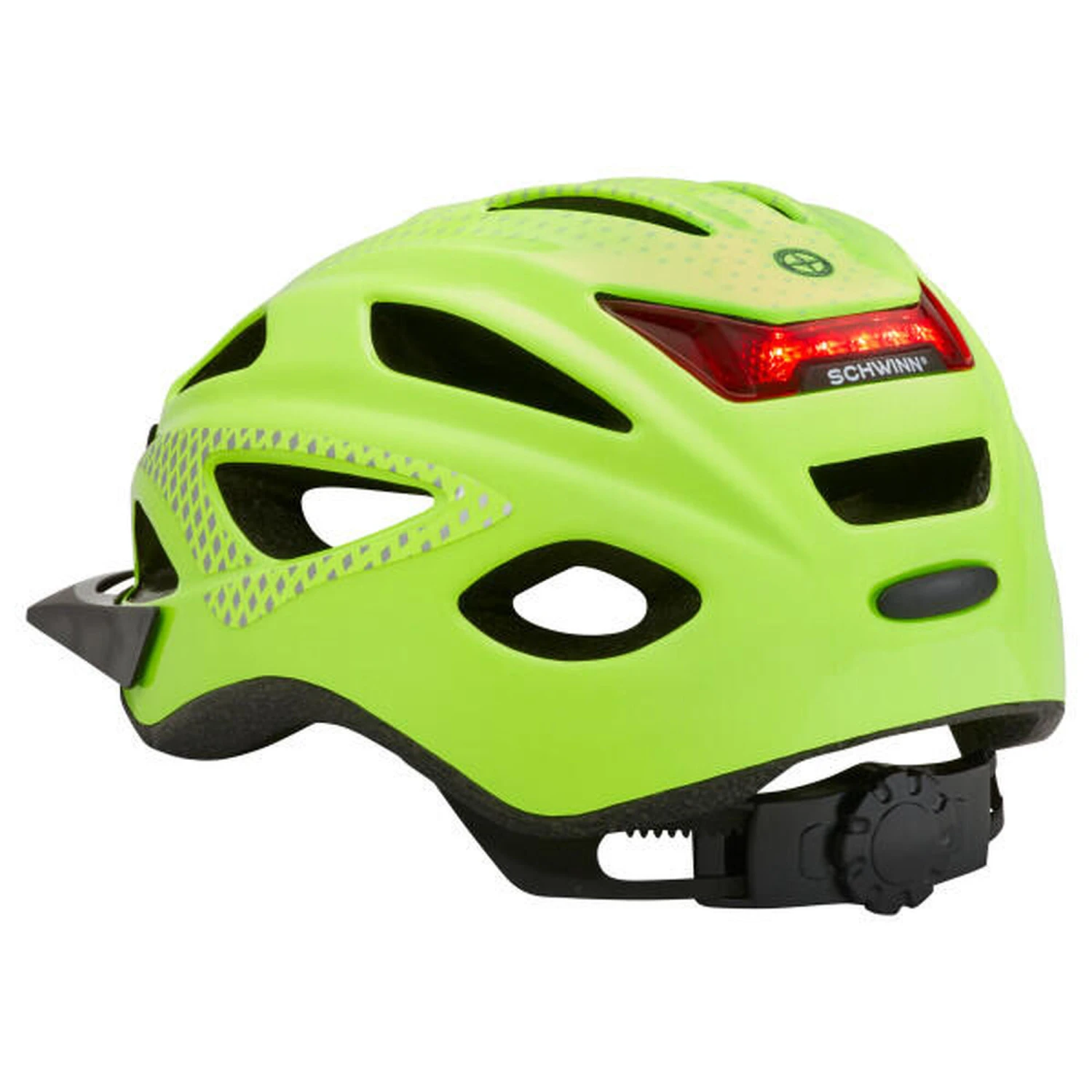 Schwinn Sch Adt Reflective Beam Hmt Gloss FloYlw 3 Schwinn Sch Adt Reflective Beam Hmt Gloss FloYlw