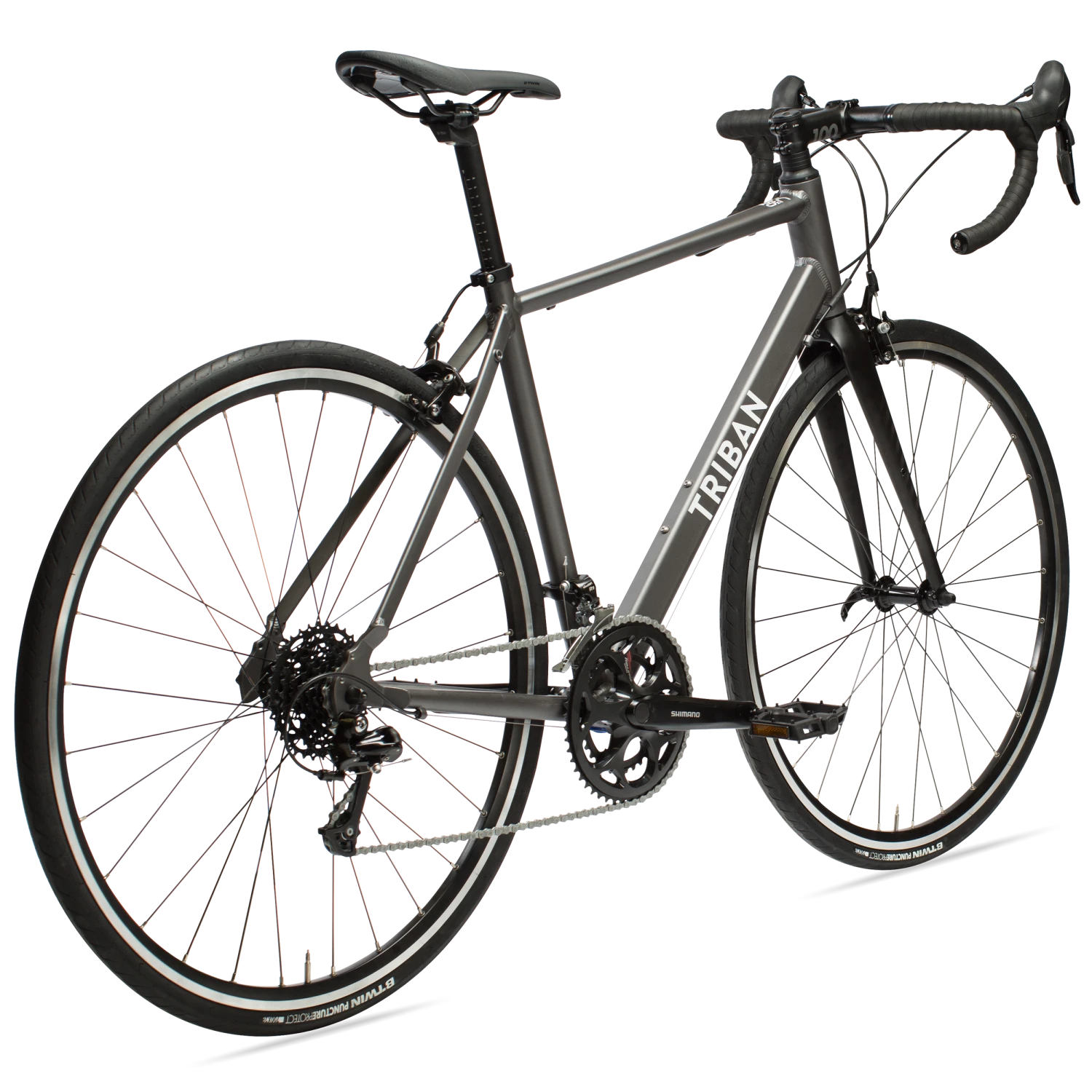 Road Bike Triban RC 120 - Grey 4 Road Bike Triban RC 120 - Grey - Image 2