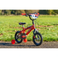 Huffy Moto X 12 Inch Boys BMX Style Bike Red 3 -RideGear Shop k52b97b9c4a310774b1989193fd3224a9