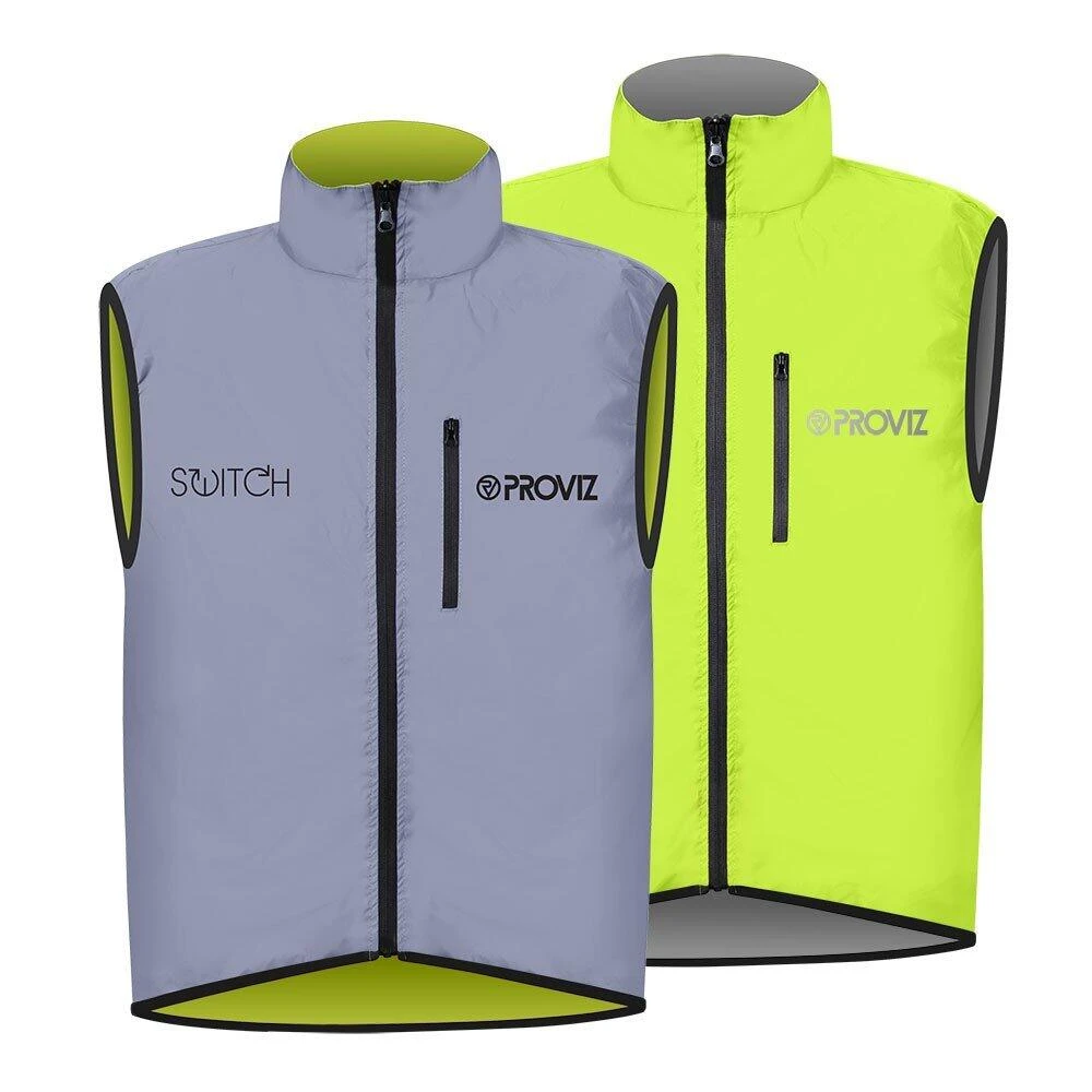 Proviz Men's Reflective Switch Waterproof Cycling Gilet 14 Proviz Men's Reflective Switch Waterproof Cycling Gilet - Image 12