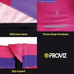 Proviz Classic Women's Short Sleeve Tour Cycling Jersey -RideGear Shop k557b92f9e6f39381f640fbb466c48d68