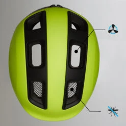 BTWIN 540 City Cycling Helmet Yellow -RideGear Shop k6184a16e2733bbe24186c25851344c8f