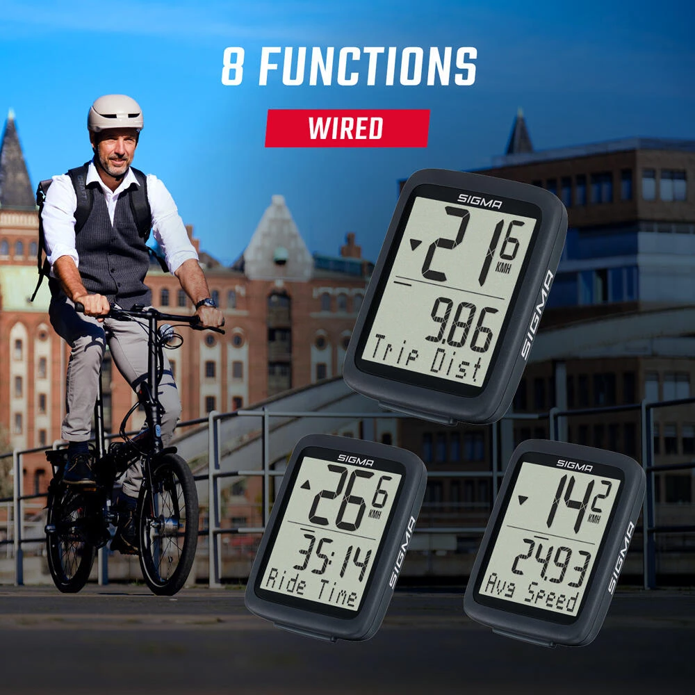 SIGMA SPORT Sigma BC 8.0 Cycle Computer Wired 7 SIGMA SPORT Sigma BC 8.0 Cycle Computer Wired - Image 5