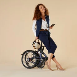 BTWIN Women's EN 1150 Cert Reversible Gilet - Navy/Hi -RideGear Shop k6b35e11a66a82361b522b498db344433