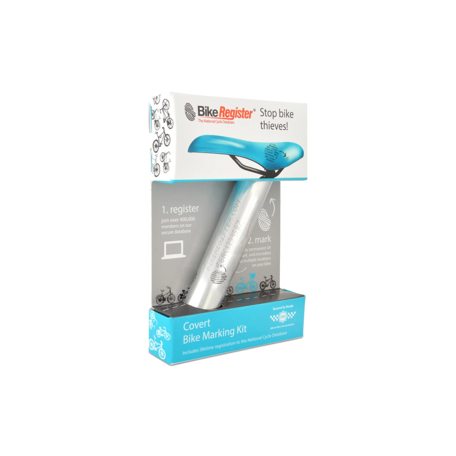 BikeRegister UV Covert Bike Marking Kit 3 BikeRegister UV Covert Bike Marking Kit