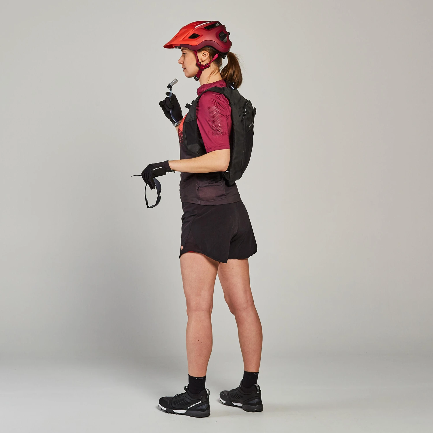 Rockrider Women's Short-Sleeved Mountain Bike Jersey ST 500 5 Rockrider Women's Short-Sleeved Mountain Bike Jersey ST 500 - Image 3