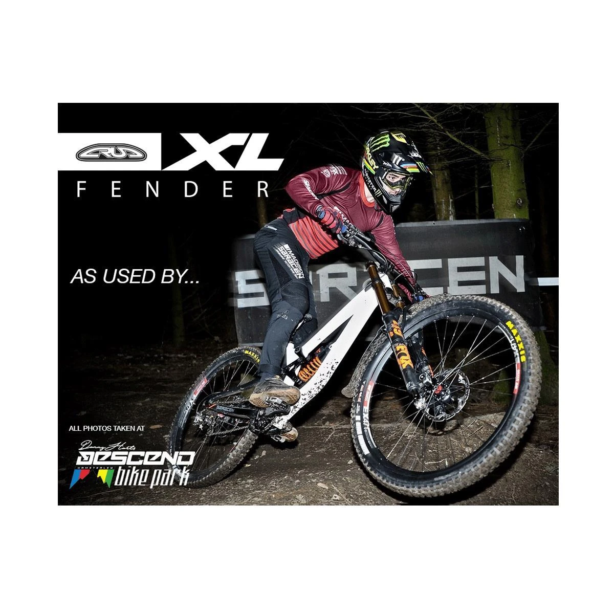 XL Fender MTB Black 4 XL Fender MTB Black - Image 2