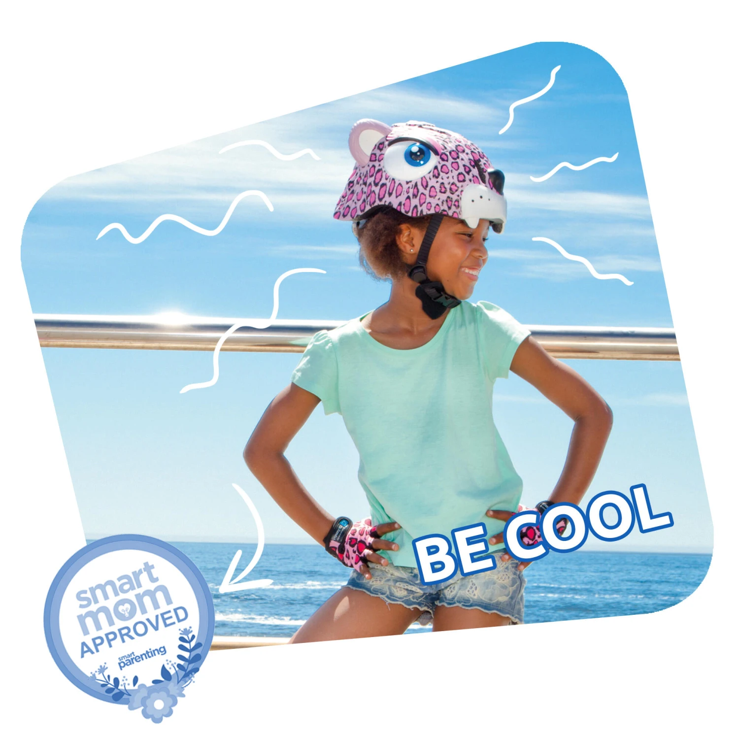 Bicycle Helmet For Kids | Yellow Leopard | Crazy Safety | EN 1078 Certified 7 Bicycle Helmet For Kids | Yellow Leopard | Crazy Safety | EN 1078 Certified - Image 5