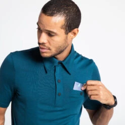 Gravel Cycling And Touring Merino Wool Polo Shirt -RideGear Shop k72871c4cc1d944e43b63b67610d60d7c