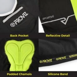 Proviz Sportive Women's Reflective Cycling Bib Shorts -RideGear Shop k73a4d1c8cedf6fde4b56bc5e8d458fbf