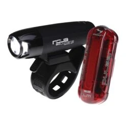 MOON NOVA 80 + PULSAR Front And Rear Cycle Light Set