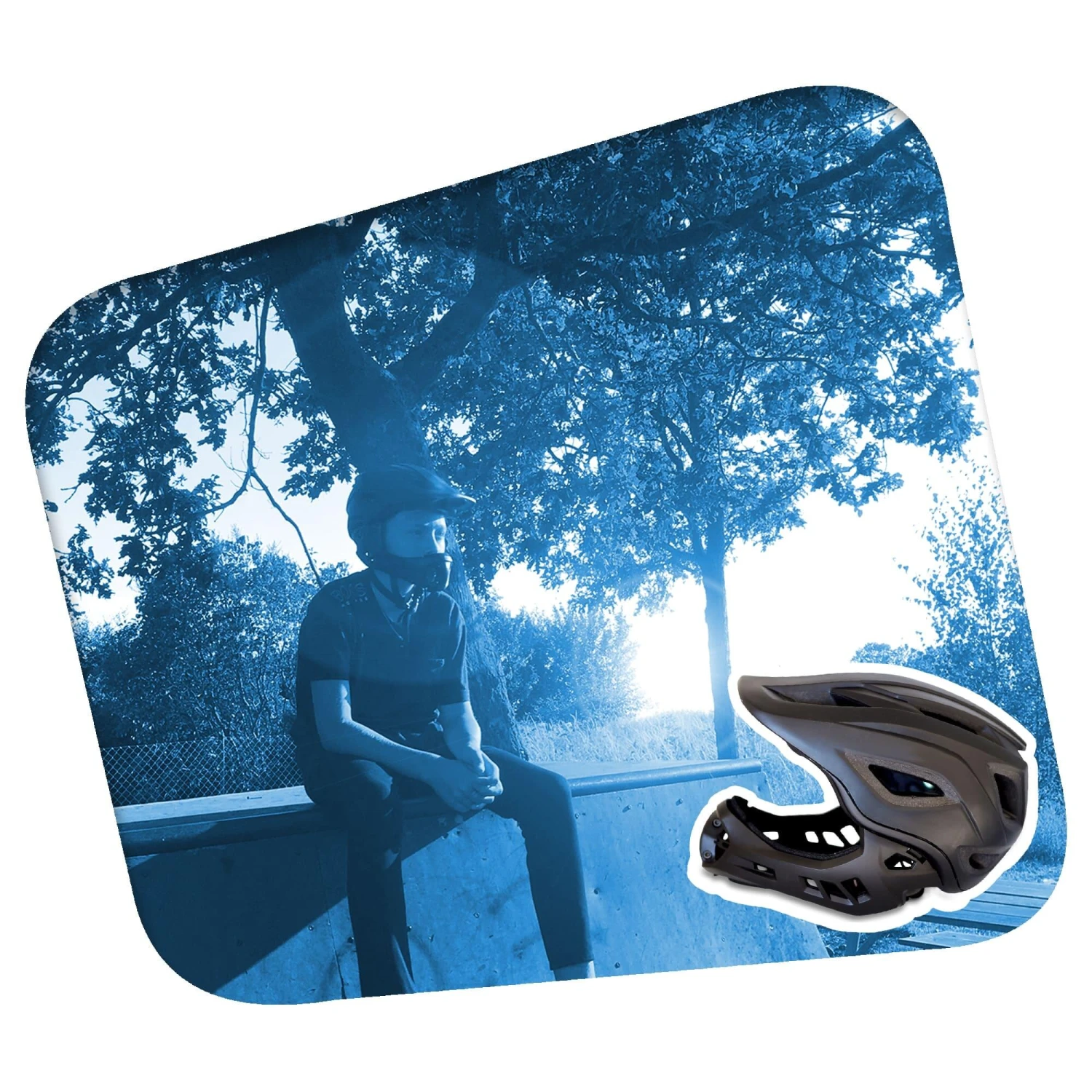 Bicycle Helmet For Kids | Black Fullface | Crazy Safety | EN1078 Certified 7 Bicycle Helmet For Kids | Black Fullface | Crazy Safety | EN1078 Certified - Image 5