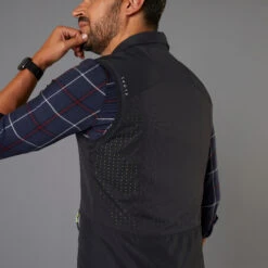 BTWIN Men's EN 1150 Certified Reversible Gilet - Black/Hi -RideGear Shop k929fe0517ddd4a34d02470c52834c775