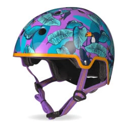 Micro Children's Deluxe Limited Edition Helmet: Toucan Purple (Small 48 -RideGear Shop k948946c6181aac825e22e26712817900