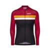 Jersey #7 - Long Sleeved Womens Cycling Jersey - Burgundy/Black -RideGear Shop k9efc2fca8fb2f9cf8fba565e99585537