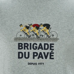 Brigade Du Pavé Lifestyle Collection T-Shirt - Grey -RideGear Shop ka0256b927a5222846d8dd91b95f90bff