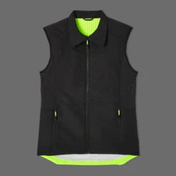 BTWIN Men's EN 1150 Certified Reversible Gilet - Black/Hi -RideGear Shop ka4435d9216c47cb0a227fabcff392055