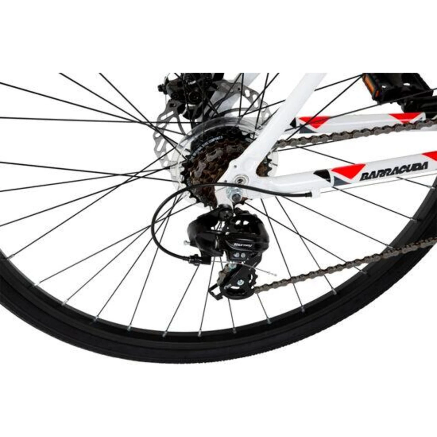 Barracuda Hydrus Mens Hybrid Sports Road Bike, 700c Wheel, 19In Frame 7 Barracuda Hydrus Mens Hybrid Sports Road Bike, 700c Wheel, 19In Frame - Image 5