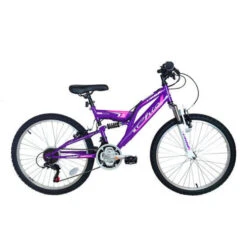 Dallingridge Chic Junior Girls Full Suspension Mountain Bike 24in Wheel