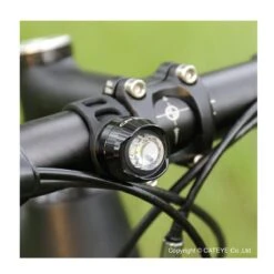 Cateye ORB Rechargeable Front & Rear Light Set Polished Black -RideGear Shop kaad858164ff0f0873004d3b072a8ff09