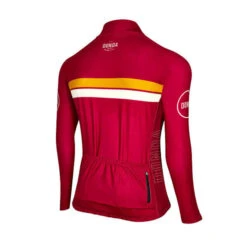 Jersey #7 - Long Sleeved Womens Cycling Jersey - Burgundy/Black -RideGear Shop kad6c622432a6bc5733a5e427437e36d9