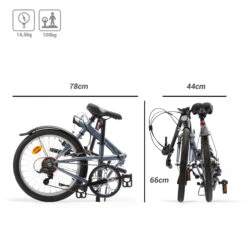 20 Inch FOLDING BIKE Btwin 120 -RideGear Shop kb45a980a044571d49a22aee3a61c5a78